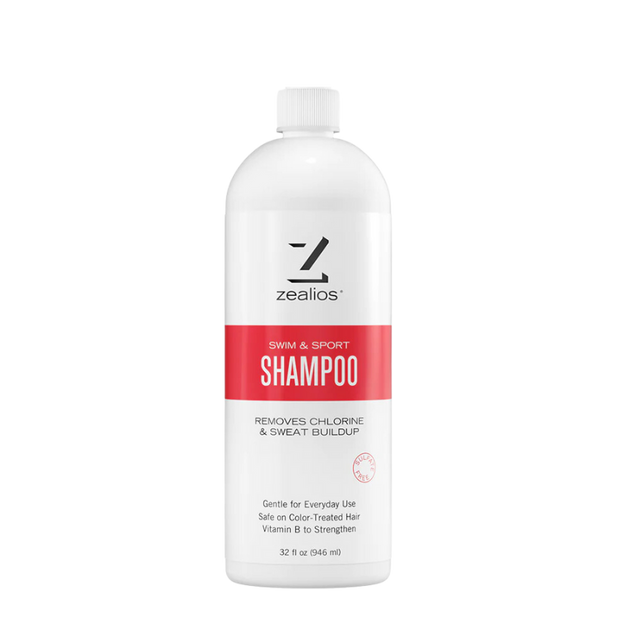 Zealios | Swim & Sport 32 oz Shampoo to remove chlorine, sweat Zealios | Swim & Sport 32 oz Shampoo to remove chlorine, sweat