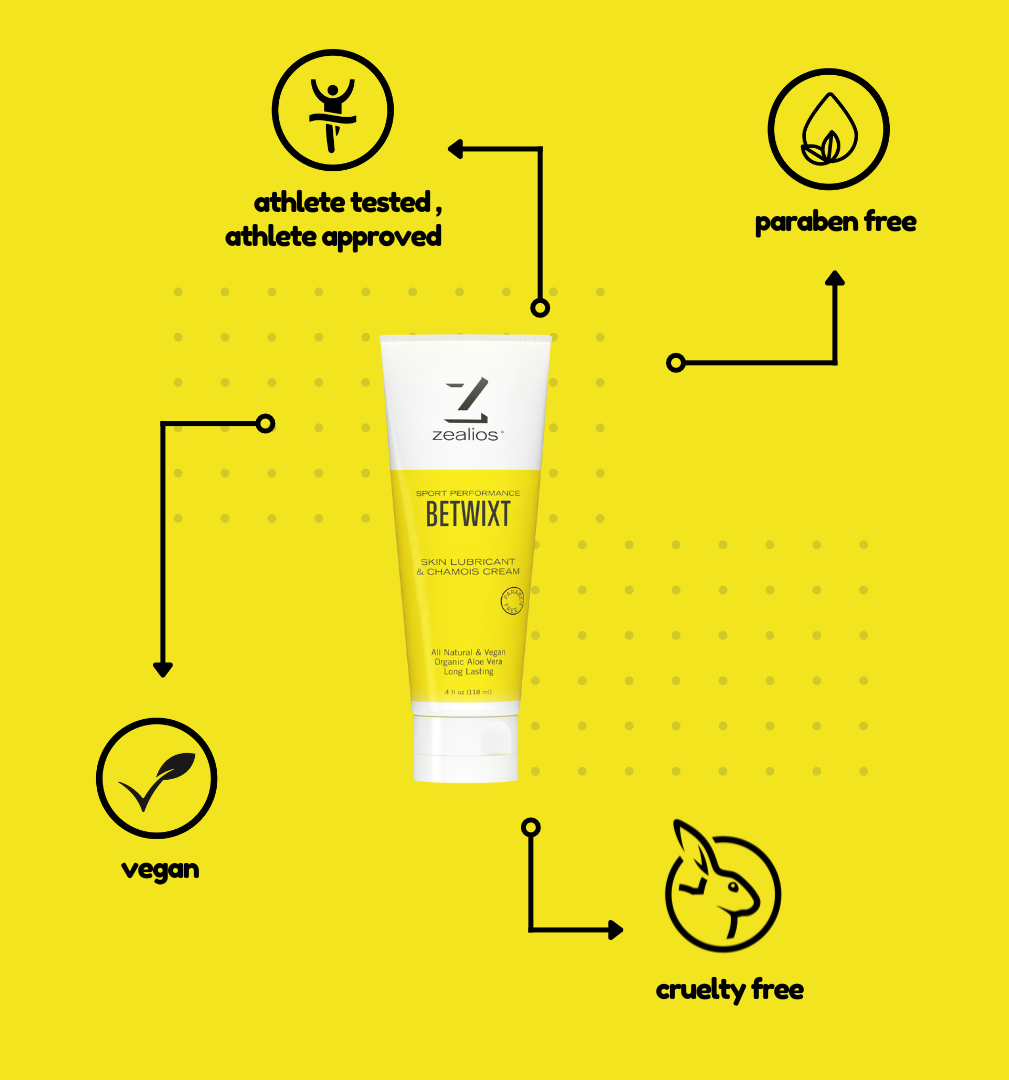 Zealios | Betwixt all-natural, anti-chafing lubricant & chamois