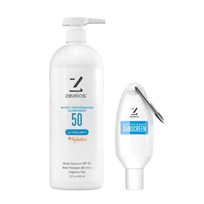 New Sport Performance Ultralight SPF 50 Sunscreen 32 oz