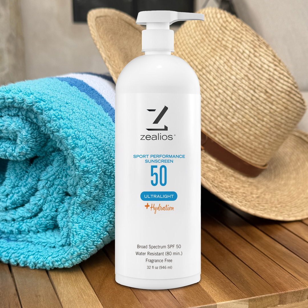 Sport Performance Ultralight SPF 50 Sunscreen 32 oz – zealios