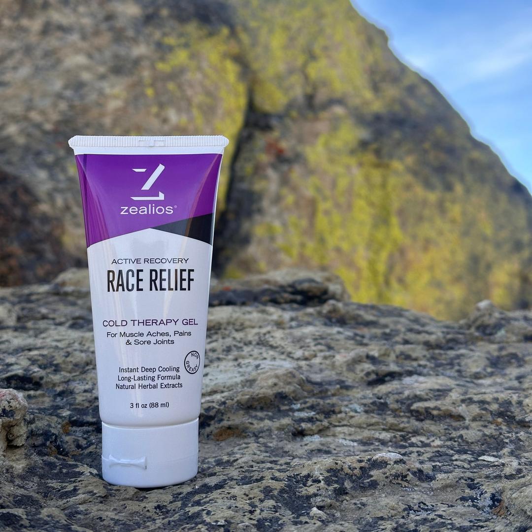 Zealios | Race Relief Cold Therapy Gel - for muscle aches, pains