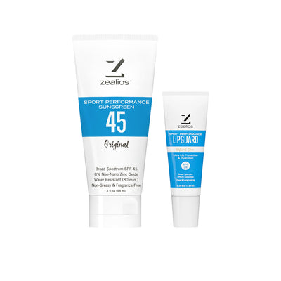 Sport Performance SPF 45 Sunscreen + LipGuard SPF 28 Lip Balm
