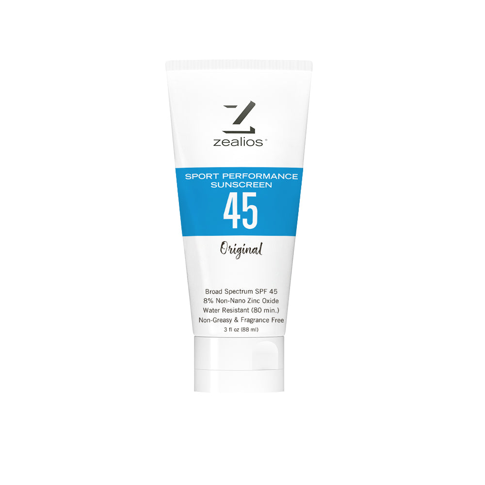 Zealios | Sport Performance SPF 45 Sunscreen Original - Zinc Oxide
