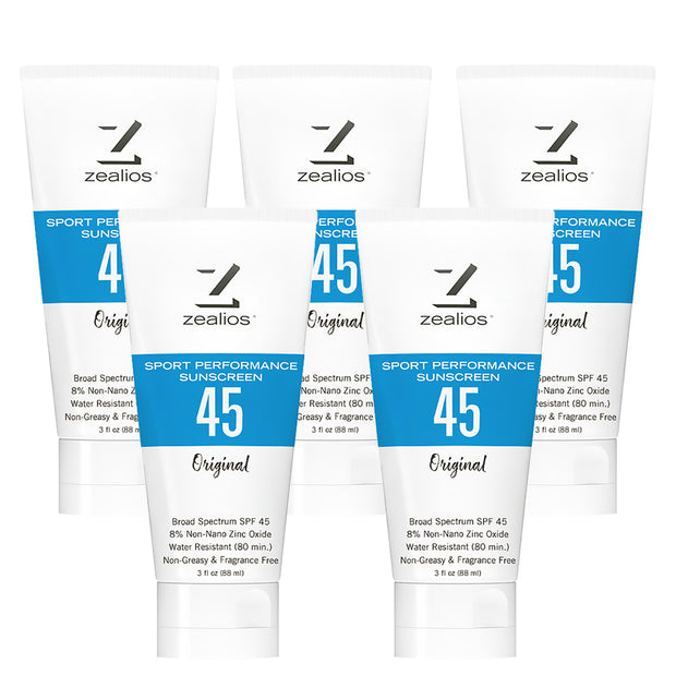 Sport Performance SPF 45 Sunscreen Original 3 oz - 5 pack