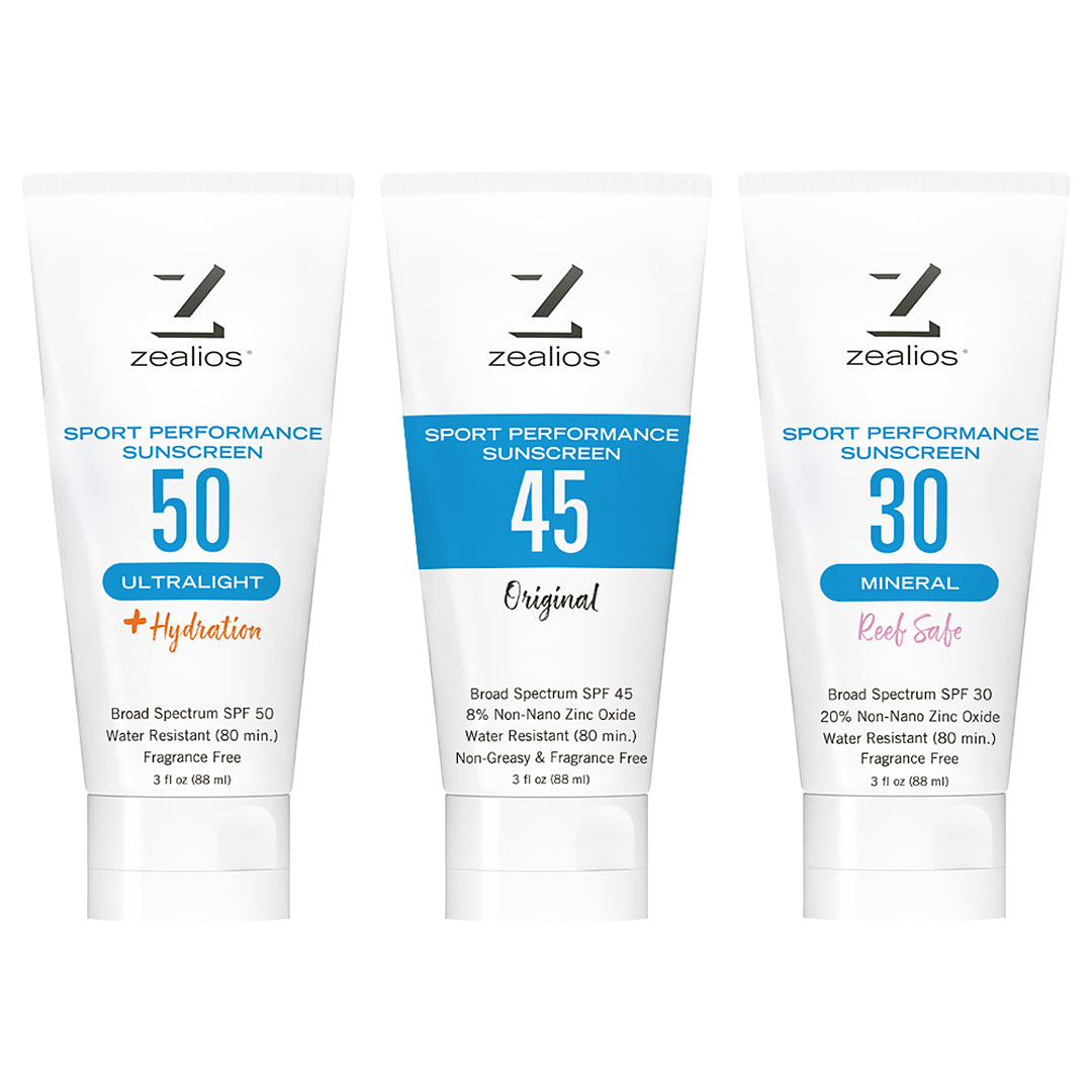 Sun Protection SPF50+/PA++++ 3個セット Zealios | Sun Barrier SPF 30 and SPF 50 Sunscreen – zealios