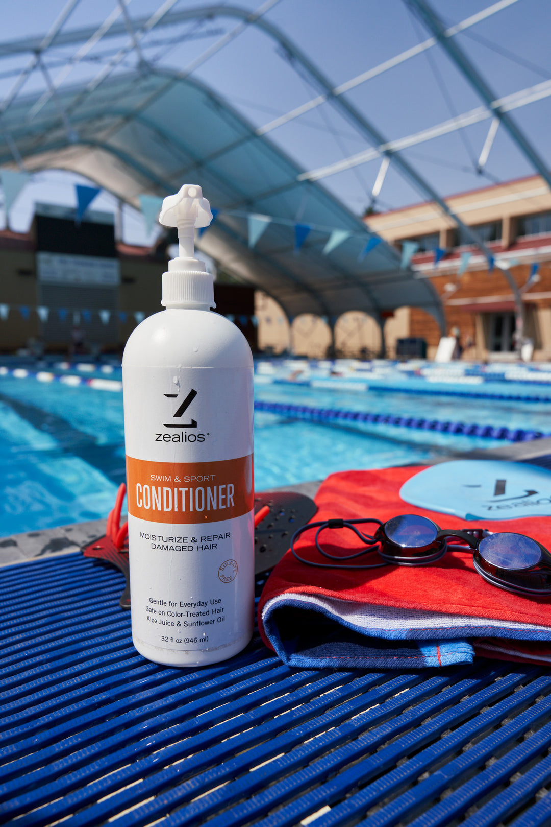 Zealios | Swim & Sport 32 oz Conditioner to repair chlorine, sweat